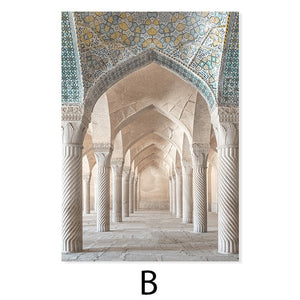 Middle Eastern Architectural Wall Art